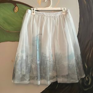 Lauren Conrad Disney’s Cinderella Castle print skirt